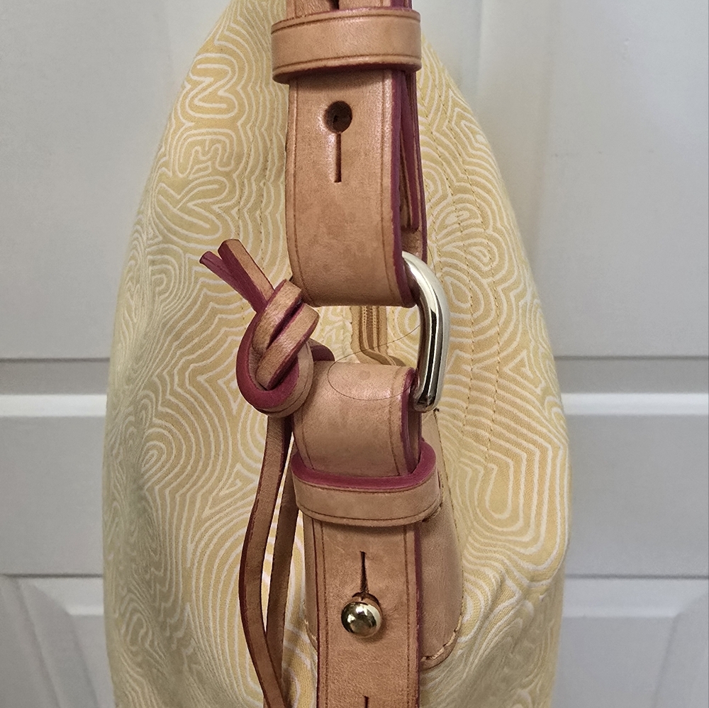 Dooney and Bourke cotton fabric hobo-NWOT - Picture 9 of 17